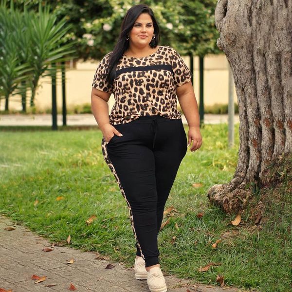 plus size tracksuits sale leopard print two piece set women sport leggings pajamas loungewear workout sports suit d30, Black
plus size tracksuits sale leopard print two piece set women sport leggings pajamas loungewear workout sports suit d30, Black