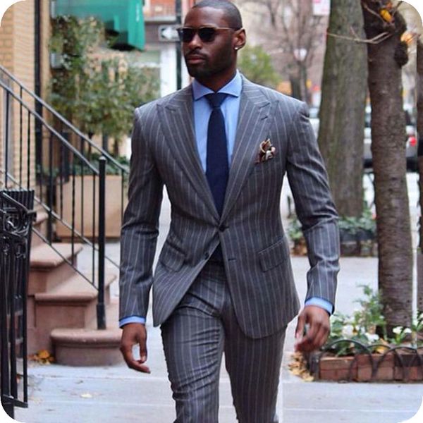 men's suits & blazers latest coat pant designs grey striped men wide peaked lapel slim fit groom tuxedo blaszers jacket 2piece cos, White;black
men's suits & blazers latest coat pant designs grey striped men wide peaked lapel slim fit groom tuxedo blaszers jacket 2piece cos, White;black