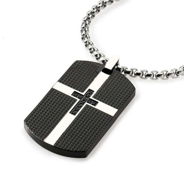 fashion design necklace pendant luxury jewelry stainless steel mesh cross men's diamond titanium private custom lettering, Silver
fashion design necklace pendant luxury jewelry stainless steel mesh cross men's diamond titanium private custom lettering, Silver