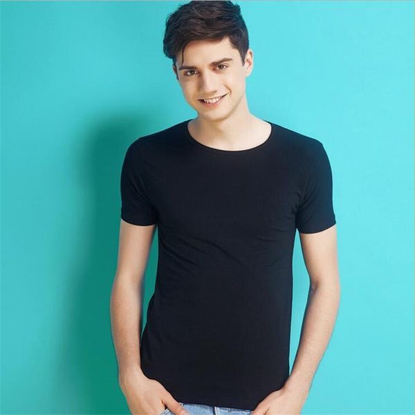 men's t-shirts b1188 men pure cotton t-shirt o-neck shirt man basketball tee shirts wholesale, White;black