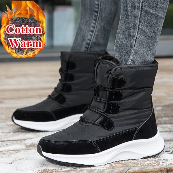 boots winter high women shoes keep warm snow casual woman plush platform chaussure femme botas de mujer, Black
boots winter high women shoes keep warm snow casual woman plush platform chaussure femme botas de mujer, Black