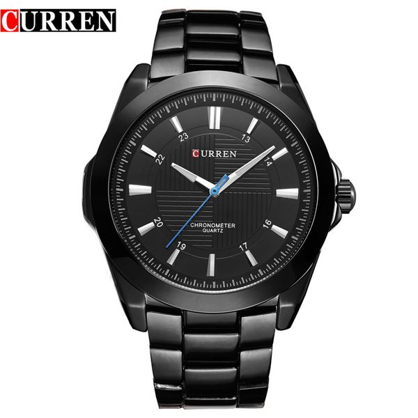 curren watches 8109 exquisite steel strap black silver watch men classic sports quartz decorate wristwatch analog 3 atm waterproof relogio m, Slivery;brown
curren watches 8109 exquisite steel strap black silver watch men classic sports quartz decorate wristwatch analog 3 atm waterproof relogio m, Slivery;brown