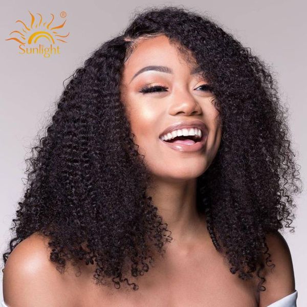 afro kinky curly wig 13x4 lace frontal human hair wigs for black women 150% brazilian remy pre plucked front, Black;brown 
afro kinky curly wig 13x4 lace frontal human hair wigs for black women 150% brazilian remy pre plucked front, Black;brown