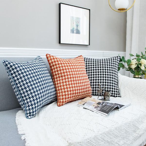 cushion/decorative pillow black and white thousand bird grid cushion cover light luxury modern minimalist ins nordic sofa home decoration
cushion/decorative pillow black and white thousand bird grid cushion cover light luxury modern minimalist ins nordic sofa home decoration