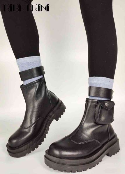 boots brand pocket bags zipper female ankle cool chunky platform punk design patchwork motorcycle boots women autumn shoes woman, Black
boots brand pocket bags zipper female ankle cool chunky platform punk design patchwork motorcycle boots women autumn shoes woman, Black