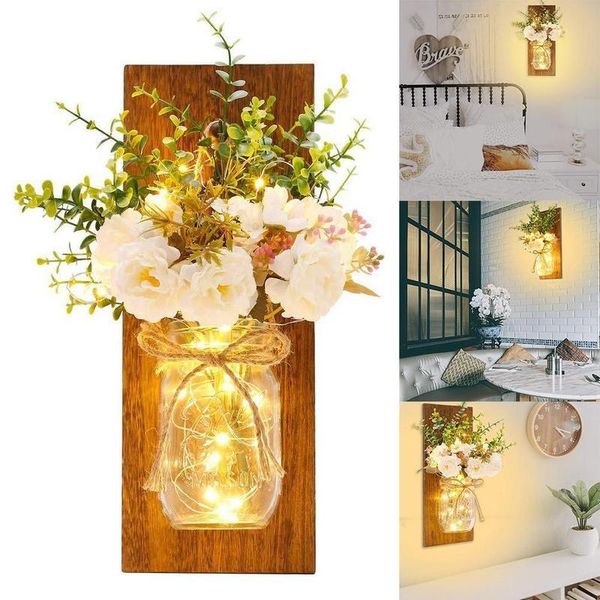 2pcs retro wall decoration light string creative plank led fake peony rose flower with remote control outdoor lamps
2pcs retro wall decoration light string creative plank led fake peony rose flower with remote control outdoor lamps