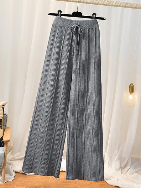 women's pants & capris tigena high waist knitted for women 2021 fall winter casual solid beit loose straight female simple trousers, Black;white
women's pants & capris tigena high waist knitted for women 2021 fall winter casual solid beit loose straight female simple trousers, Black;white