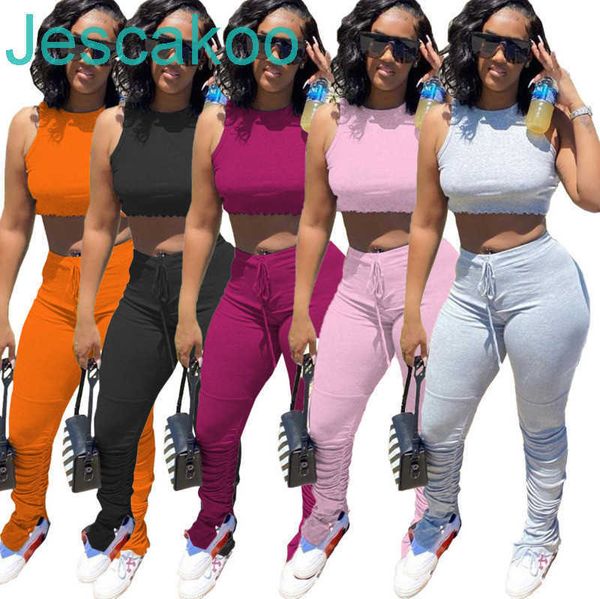 women tracksuits two pieces outfits sleeveless vest long pants summer sweatsuits solid color outfits sportswear jogging women clothing, White
women tracksuits two pieces outfits sleeveless vest long pants summer sweatsuits solid color outfits sportswear jogging women clothing, White