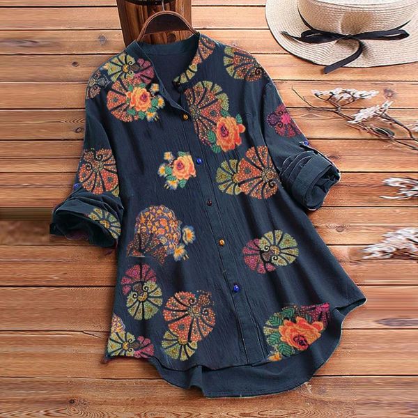 women's blouses & shirts print autumn blouse casual long sleeve button female o neck blusas plus size tunic 5xl pullove, White
women's blouses & shirts print autumn blouse casual long sleeve button female o neck blusas plus size tunic 5xl pullove, White