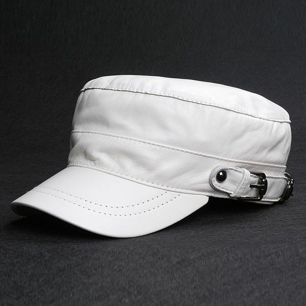 wide brim hats leather flat military hat fully enclosed white men's and women's casual outdoor shopping sheep skin caps, Blue;gray
wide brim hats leather flat military hat fully enclosed white men's and women's casual outdoor shopping sheep skin caps, Blue;gray