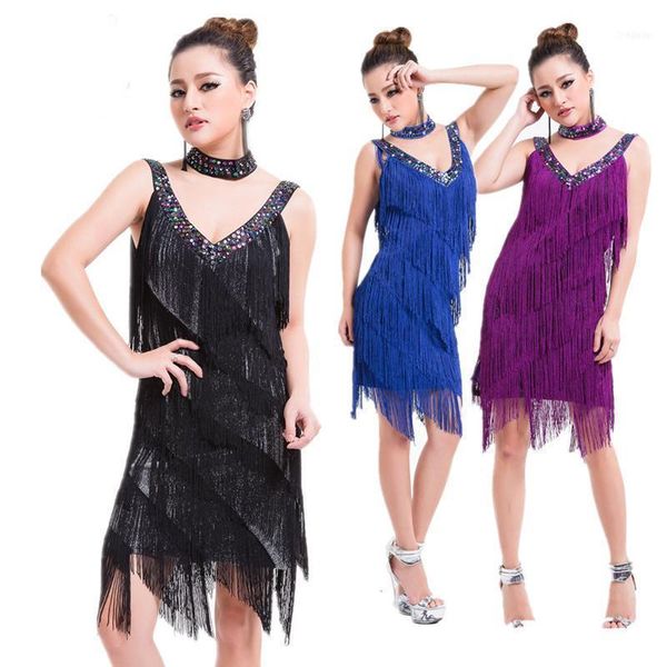 ladies 1920s flapper latin dress great gatsby party charleston fringe salsa dance performance costume dress1, Black;red
ladies 1920s flapper latin dress great gatsby party charleston fringe salsa dance performance costume dress1, Black;red