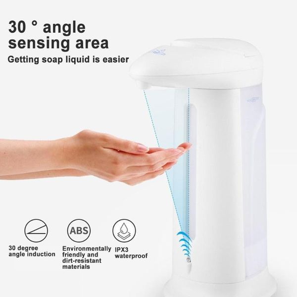330ml waterproof foam liquid dispenser automatic soap sensor touchless hand washer pump outdoor gadgets
330ml waterproof foam liquid dispenser automatic soap sensor touchless hand washer pump outdoor gadgets