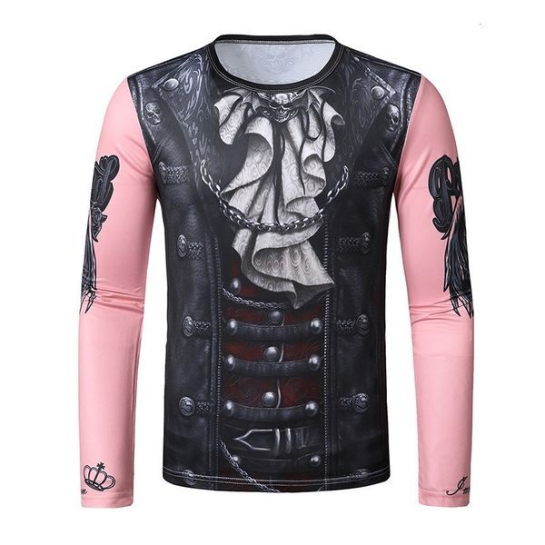 men's t-shirts 2021 fashion trend autumn long sleeve fake two-piece funny print design t-shirt round neck leisure 12151101t10 7os6, White;black
men's t-shirts 2021 fashion trend autumn long sleeve fake two-piece funny print design t-shirt round neck leisure 12151101t10 7os6, White;black