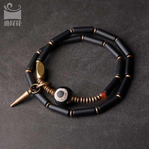 flower design black agate bracelet female simple personality versatile multi-layer hand string male jewelry couple, Golden;silver
flower design black agate bracelet female simple personality versatile multi-layer hand string male jewelry couple, Golden;silver