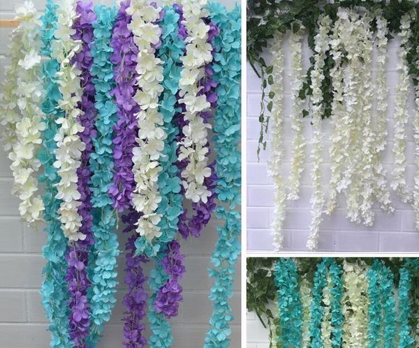 80"(200cm) super long artificial silk flower hydrangea wisteria garland for garden home wedding decoration supplies decorative flowers
80"(200cm) super long artificial silk flower hydrangea wisteria garland for garden home wedding decoration supplies decorative flowers