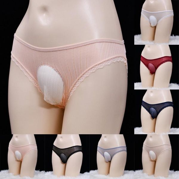 underpants fashion men's underwear sissy pouch panties erotic thongs ultra-thin lace bikini briefs g-string lingerie, Black;white
underpants fashion men's underwear sissy pouch panties erotic thongs ultra-thin lace bikini briefs g-string lingerie, Black;white