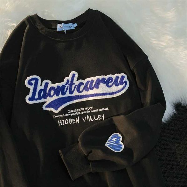 harajuku vintage letters embroidery sweatshirts harajuku hoodie o-neck long sleeve autumn fashion teens clothes 210927, Black
harajuku vintage letters embroidery sweatshirts harajuku hoodie o-neck long sleeve autumn fashion teens clothes 210927, Black
