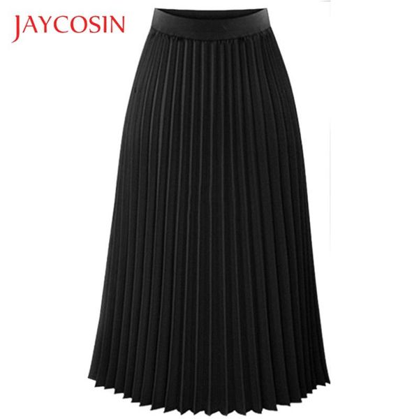 skirts jaycosin solid pleated elegant midi elastic waist womens maxi skirt casual occasion polyester material mid length clothing, Black
skirts jaycosin solid pleated elegant midi elastic waist womens maxi skirt casual occasion polyester material mid length clothing, Black