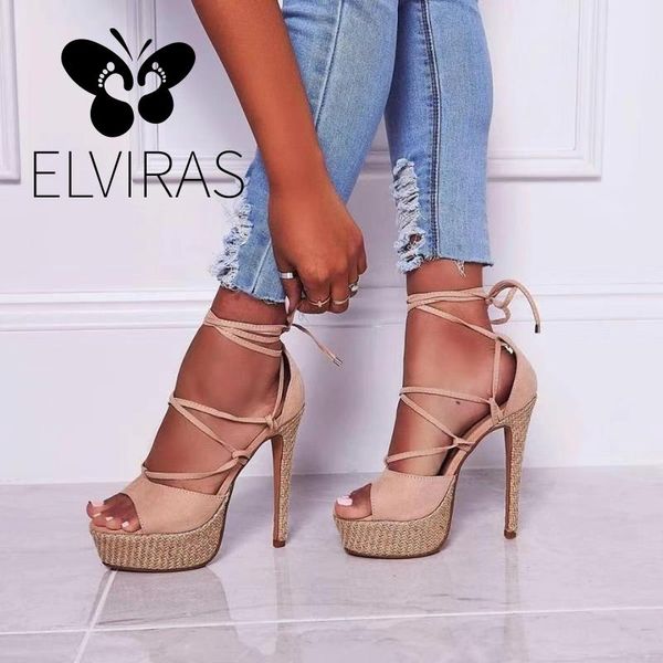 roman women's shoes cross straps super high heel fish mouth linen lace platform sandals, Black
roman women's shoes cross straps super high heel fish mouth linen lace platform sandals, Black
