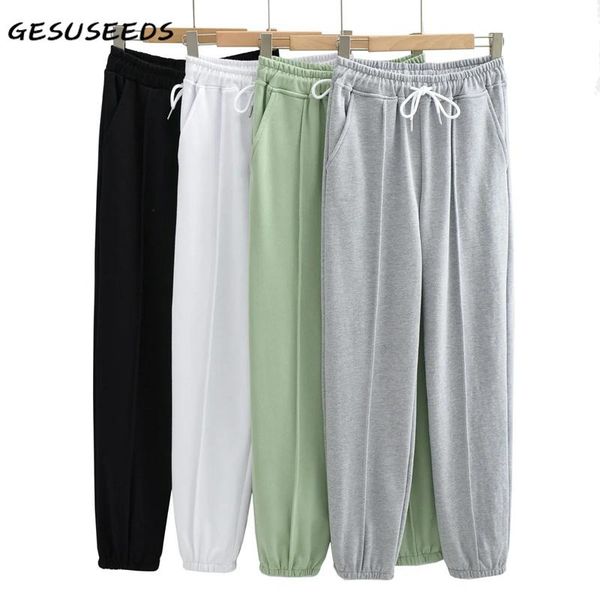 women's pants & capris 2021 autumn high waist women joggers sweatpants casual baggy solid pencil black white trousers drawstring
women's pants & capris 2021 autumn high waist women joggers sweatpants casual baggy solid pencil black white trousers drawstring