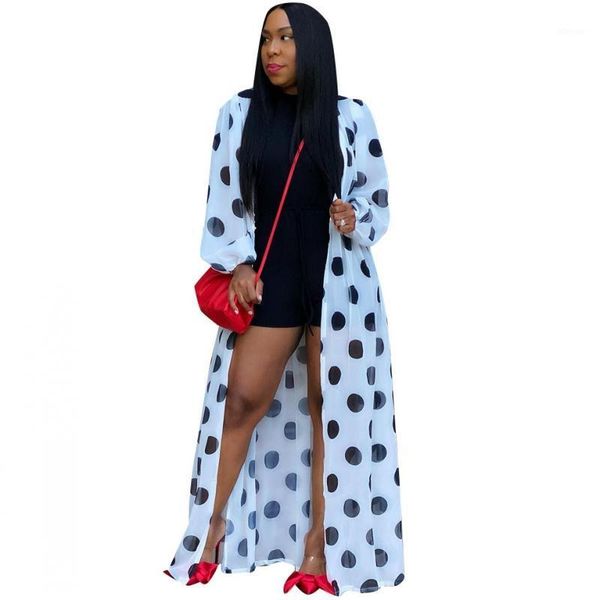 women's swimwear 2021 dress beach white dots summer maxi women long sleeve cover up see through boho bikini beachwear cover-ups, White;black
women's swimwear 2021 dress beach white dots summer maxi women long sleeve cover up see through boho bikini beachwear cover-ups, White;black