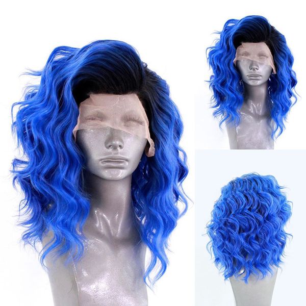 costume accessories short wigs for women wavy hair synthetic lace front wig high temperature fiber bob wigs with black roots, Silver
costume accessories short wigs for women wavy hair synthetic lace front wig high temperature fiber bob wigs with black roots, Silver