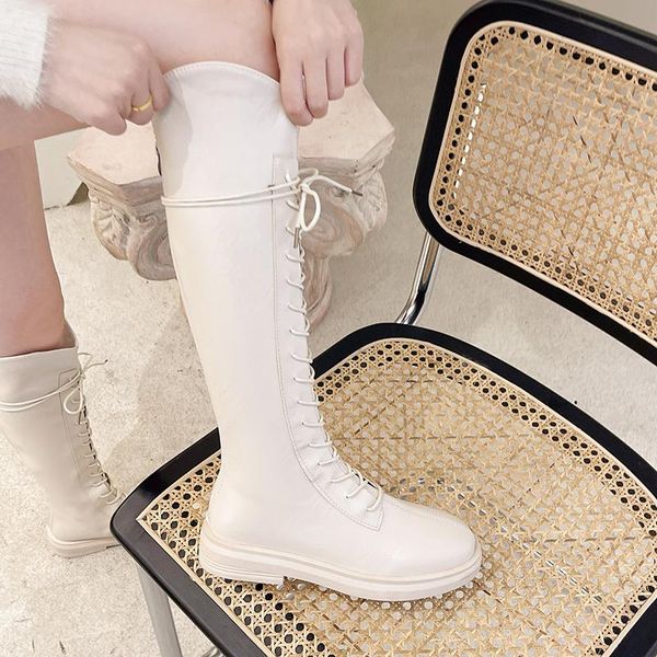 boots lucyever warm long women 2021 round toe flat with short plush knee high woman pu leather lace-up winter shoes, Black
boots lucyever warm long women 2021 round toe flat with short plush knee high woman pu leather lace-up winter shoes, Black