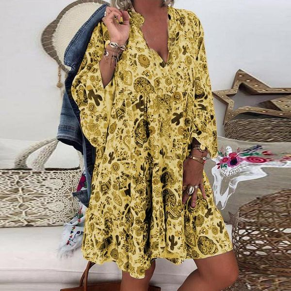 casual dresses fashion 2021 retro printed shirt dress women's sundressautumn long sleeve midi vestidos female button robe, Black;gray
casual dresses fashion 2021 retro printed shirt dress women's sundressautumn long sleeve midi vestidos female button robe, Black;gray