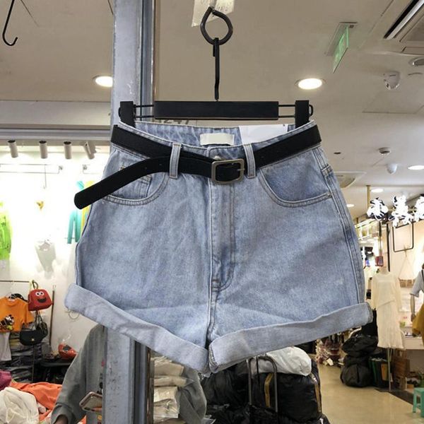 women's shorts high for classic caual women denim ladies wide summer waist female vintage blue leg jeans shor, White;black
women's shorts high for classic caual women denim ladies wide summer waist female vintage blue leg jeans shor, White;black