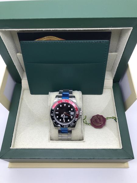 with original box new style mens red black bezel automatic watch men's calendar full steel gmt batman watches men sapphire 116719 busin, Slivery;brown
with original box new style mens red black bezel automatic watch men's calendar full steel gmt batman watches men sapphire 116719 busin, Slivery;brown