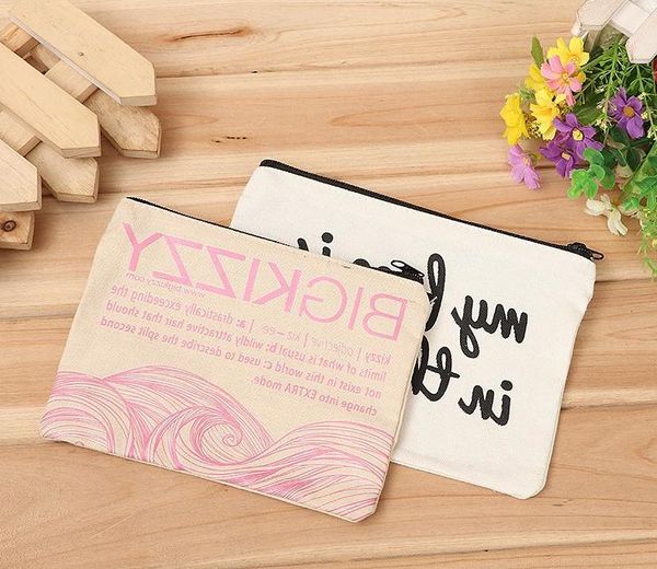 gift wrap 300pcs/lot blank canvas zipper pencil cases cotton cosmetic bags makeup mobile phone clutch bag custom wholesale
gift wrap 300pcs/lot blank canvas zipper pencil cases cotton cosmetic bags makeup mobile phone clutch bag custom wholesale