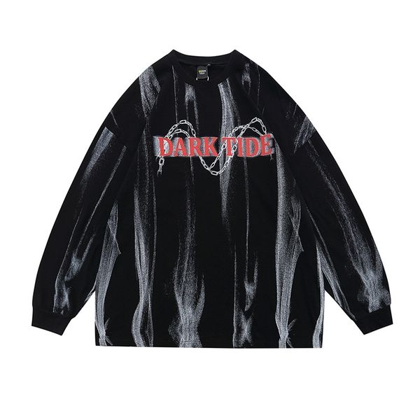 long sleeve wear autumn and winter 2021 new loose casual round neck t-shirt pullover men's sweater, Black
long sleeve wear autumn and winter 2021 new loose casual round neck t-shirt pullover men's sweater, Black