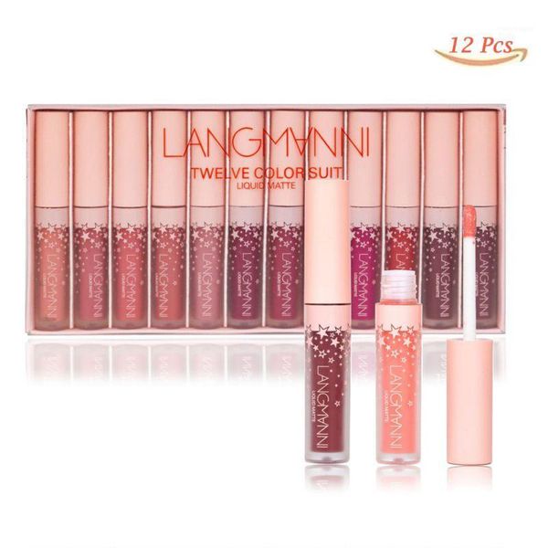 langmanni 12pieces lips makeup matte liquid lipstick set moisturizer waterproof lasting lipgloss kits make up cosmetics1
langmanni 12pieces lips makeup matte liquid lipstick set moisturizer waterproof lasting lipgloss kits make up cosmetics1