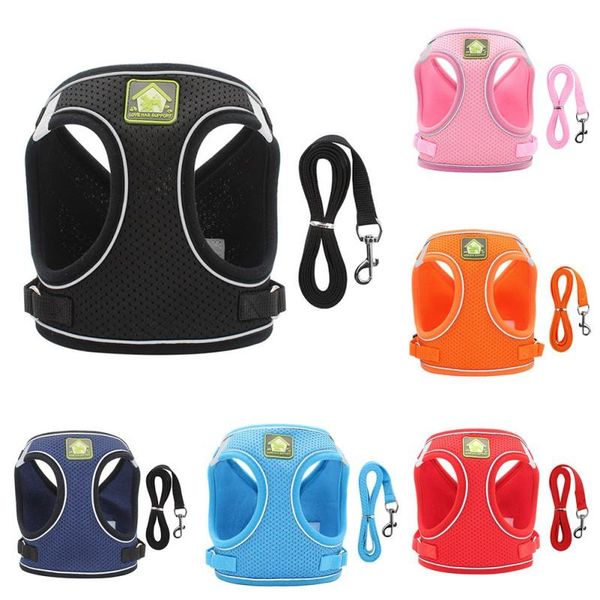 reflective breathable dog chain leash for cats dogs chest strap pet adjustable vest walking lead puppy mesh harness collars & leashes
reflective breathable dog chain leash for cats dogs chest strap pet adjustable vest walking lead puppy mesh harness collars & leashes