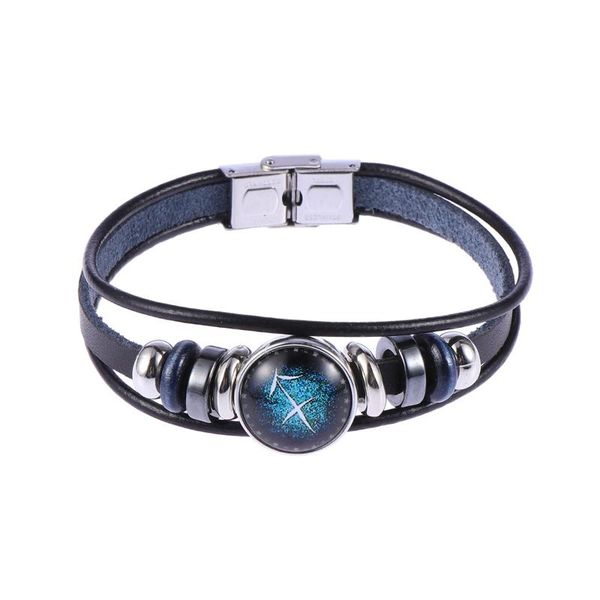 charm bracelets 12 constellation men women geniune braided leather bracelet jewelry friendship gift wholesale, Golden;silver
charm bracelets 12 constellation men women geniune braided leather bracelet jewelry friendship gift wholesale, Golden;silver
