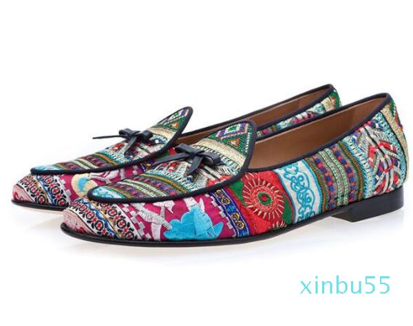 british gentleman men loafers bow-knot embroidered shoes flats slip on slippers multicolor canvas men party dress shoes, Black
british gentleman men loafers bow-knot embroidered shoes flats slip on slippers multicolor canvas men party dress shoes, Black