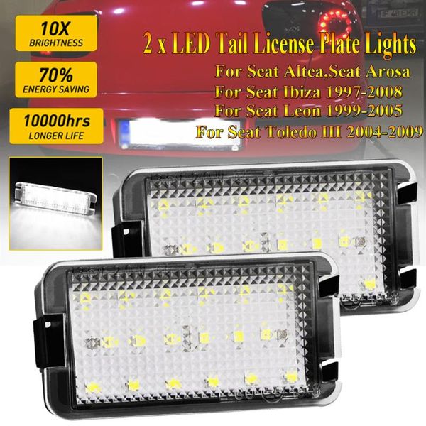 2pcs led tail number license plate lights lamps error for seat ibiza 6l ab altea cordoba/leon/toledo iii 2004-2009 emergency
2pcs led tail number license plate lights lamps error for seat ibiza 6l ab altea cordoba/leon/toledo iii 2004-2009 emergency