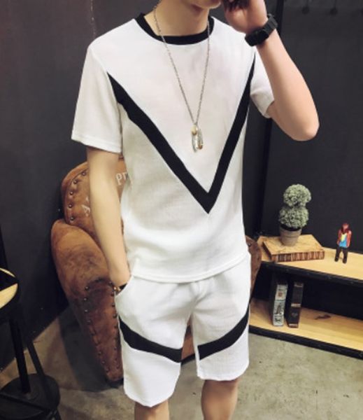 men's summer track suit simple casual t-shirts and shorts set leisure 2 piece outfit for men casual male tracksuit jogger set, Gray
men's summer track suit simple casual t-shirts and shorts set leisure 2 piece outfit for men casual male tracksuit jogger set, Gray