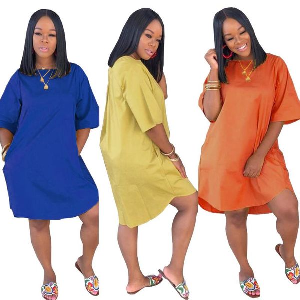 plus size tracksuits 2021 summer women's explosive casual solid color pocket personalized dress, Black
plus size tracksuits 2021 summer women's explosive casual solid color pocket personalized dress, Black