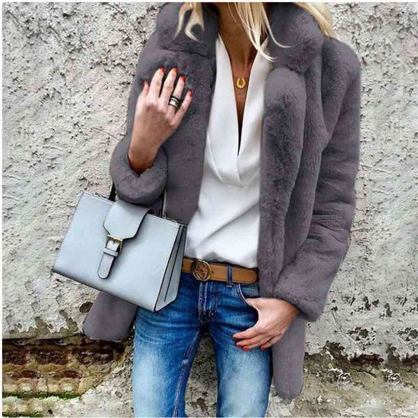 women's jackets coats autumn and winter fashion solid collar long sleeve plush coat for women uf8n, Black;brown
women's jackets coats autumn and winter fashion solid collar long sleeve plush coat for women uf8n, Black;brown