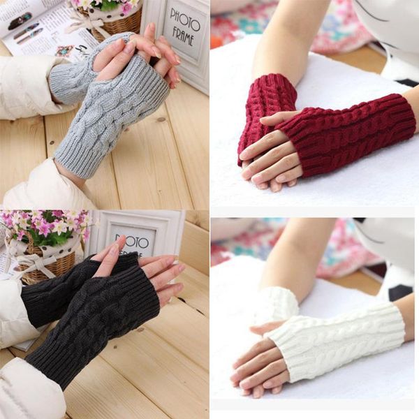 five fingers gloves 1 pair women knit arm wrist sleeve hand warmer girls rhombus long half winter mittens fingerless, Blue;gray
five fingers gloves 1 pair women knit arm wrist sleeve hand warmer girls rhombus long half winter mittens fingerless, Blue;gray