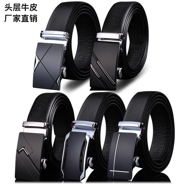 durable fashion the felt belt men's leather automatic button leisure business youth, Black;brown
durable fashion the felt belt men's leather automatic button leisure business youth, Black;brown