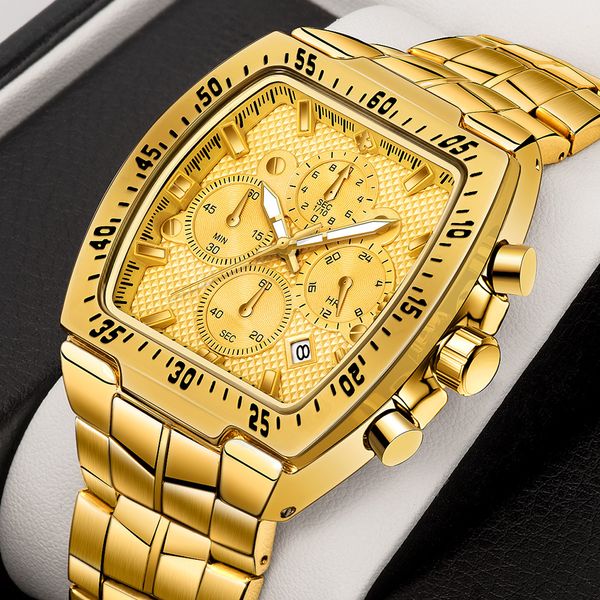 wwoor 2021 new sports military watches men luxury gold square quartz waterproof wristwatch fashion chronograph relogio masculinog, Slivery;brown
wwoor 2021 new sports military watches men luxury gold square quartz waterproof wristwatch fashion chronograph relogio masculinog, Slivery;brown