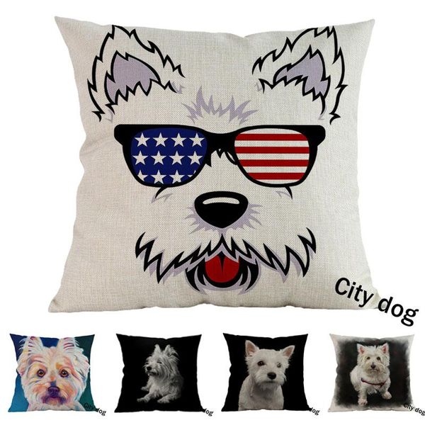 cushion/decorative pillow west highland white terrier dog painting pographs sofa cover modern art watercolor linen animal cushion
cushion/decorative pillow west highland white terrier dog painting pographs sofa cover modern art watercolor linen animal cushion