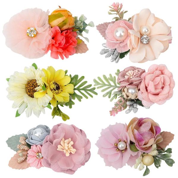 hair accessories fashion korean girls elegance clips big cloth flowers pin flower corsage brooch wedding party, Slivery;white
hair accessories fashion korean girls elegance clips big cloth flowers pin flower corsage brooch wedding party, Slivery;white
