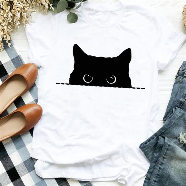 cat shy face cute harajuku women t shirt kawai geometric print tee for womens clothes female graphic, White
cat shy face cute harajuku women t shirt kawai geometric print tee for womens clothes female graphic, White