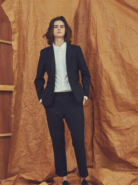 men's suits & blazers customized classic three-button thin two-piece suit for formal casual business party (coat, pants), White;black
men's suits & blazers customized classic three-button thin two-piece suit for formal casual business party (coat, pants), White;black