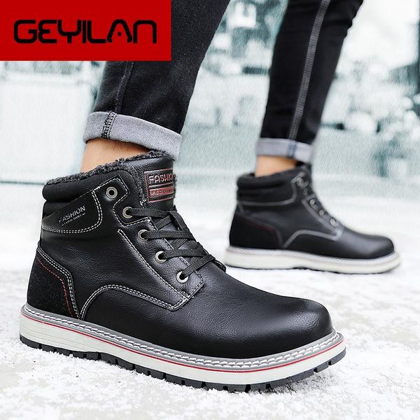 boots outoor men winter snow warm comfort zapatos de hombre plus velvet leather casual shoes botas big size 46 bot, Black
boots outoor men winter snow warm comfort zapatos de hombre plus velvet leather casual shoes botas big size 46 bot, Black