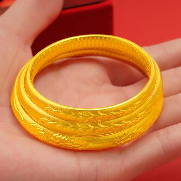 bangle dragon phoenix traditional solid women bracelet unopen yellow gold filled female jewelry gift, Black
bangle dragon phoenix traditional solid women bracelet unopen yellow gold filled female jewelry gift, Black