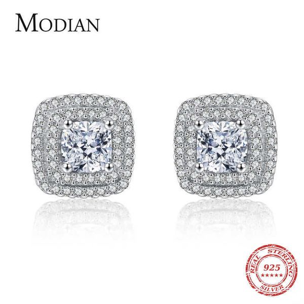 classic square luxury wedding stud earrings real 925 sterling silver clear cz earring for women engagement fine jewelry 210707, Golden;silver
classic square luxury wedding stud earrings real 925 sterling silver clear cz earring for women engagement fine jewelry 210707, Golden;silver
